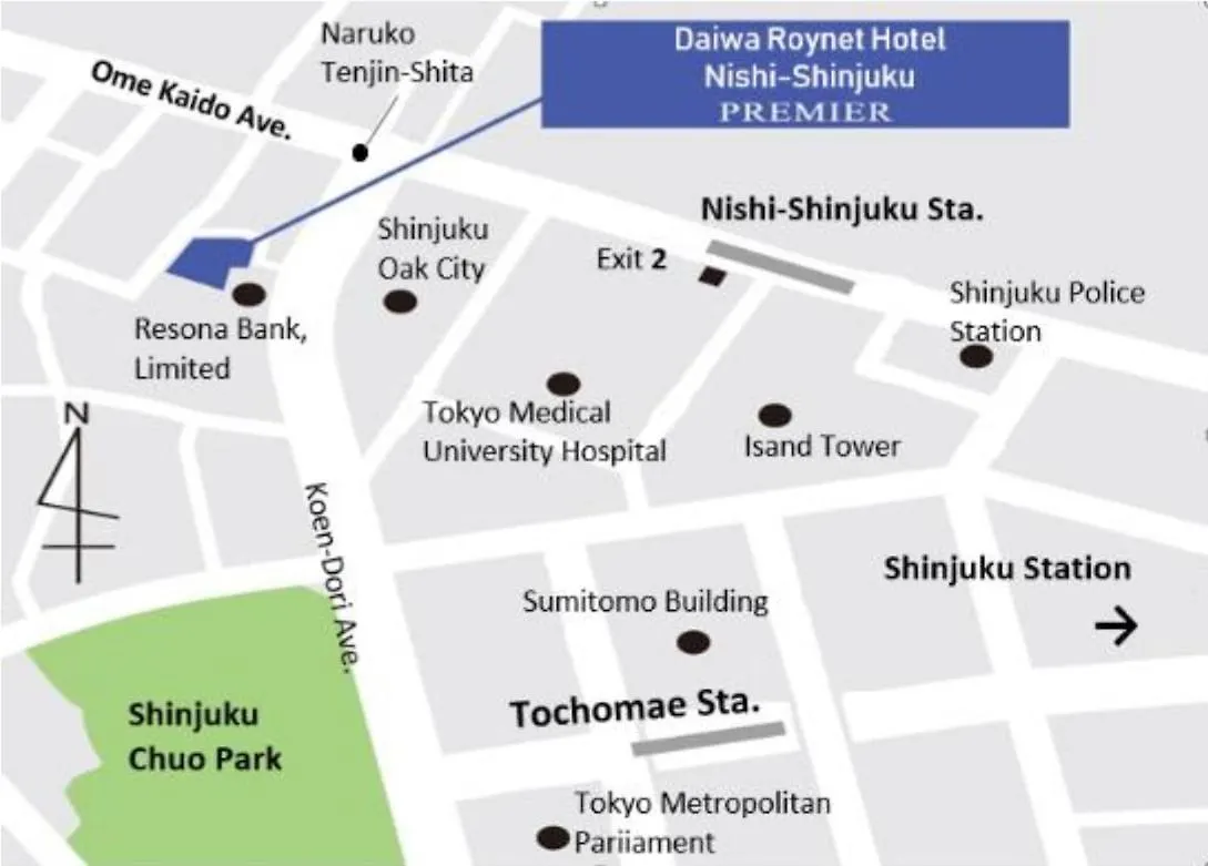 Daiwa Roynet Hotel Nishi-Shinjuku Premier Tokyo